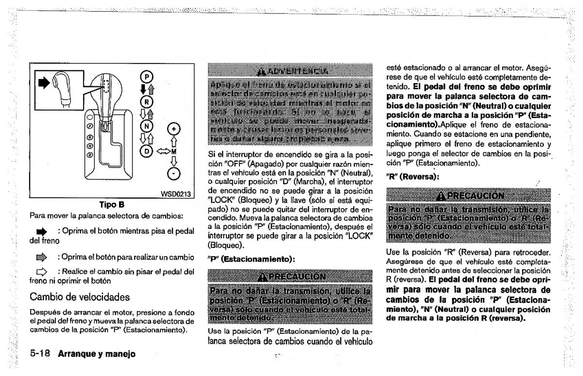 Nissan Pathfinder III 3 manual del propietario / page 378