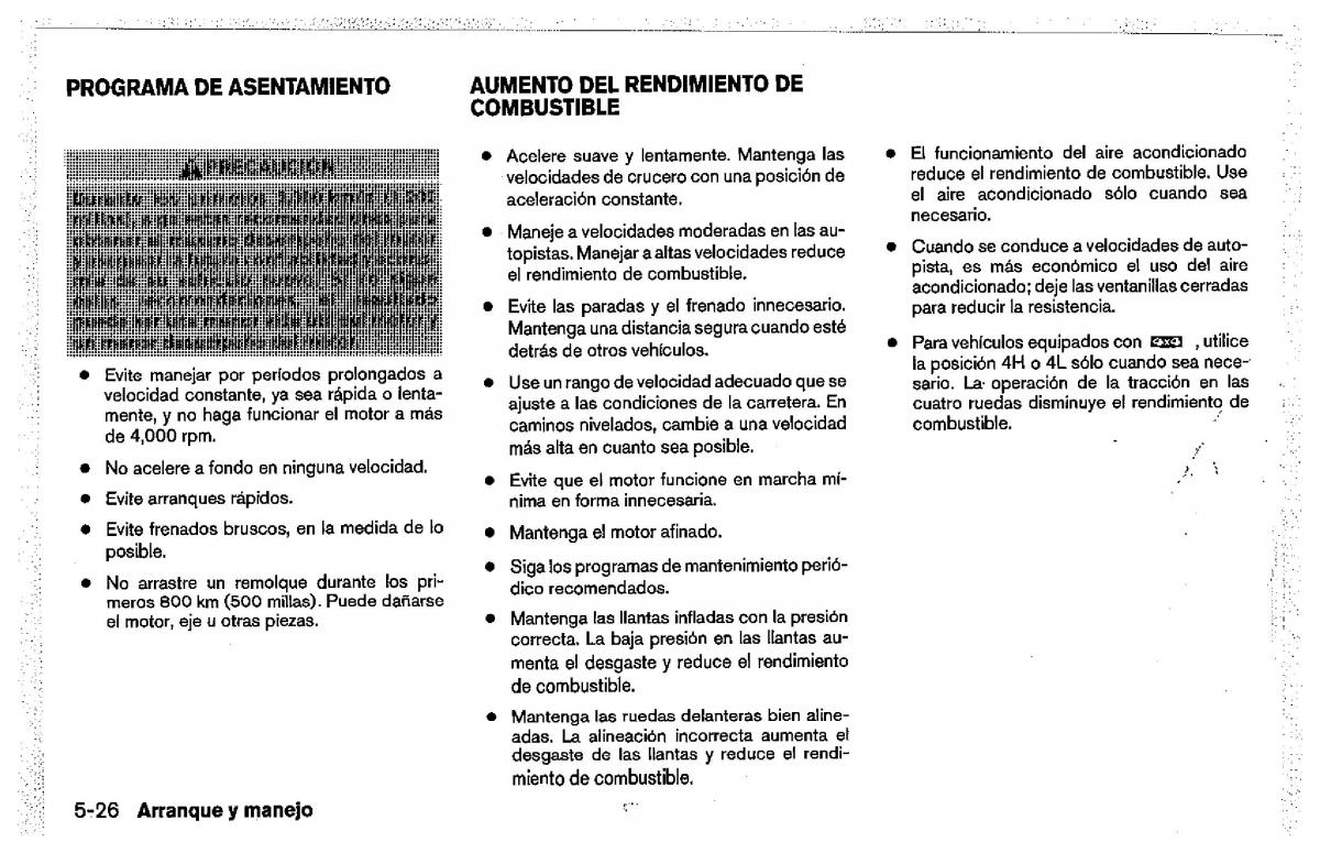 Nissan Pathfinder III 3 manual del propietario / page 386