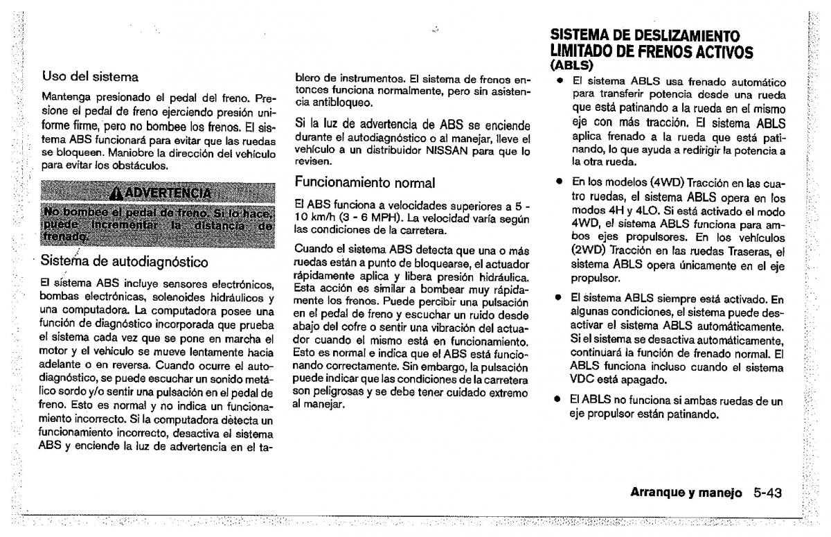 Nissan Pathfinder III 3 manual del propietario / page 403