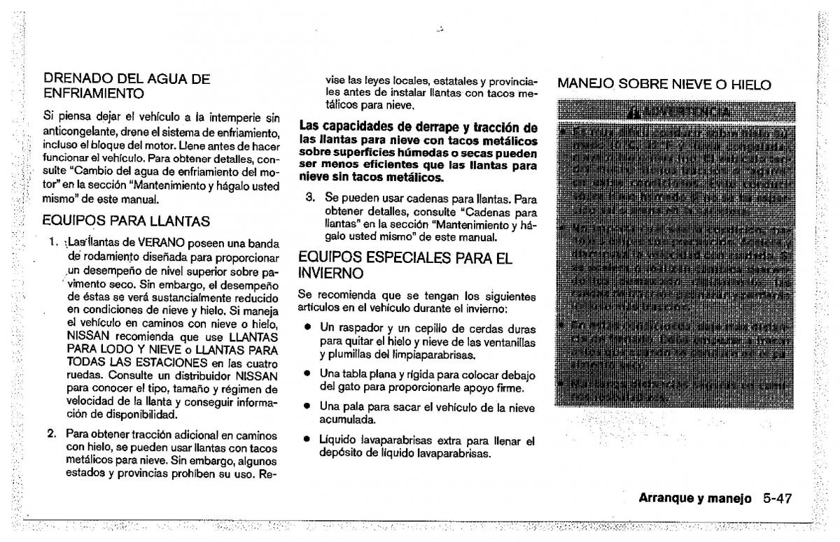 Nissan Pathfinder III 3 manual del propietario / page 407