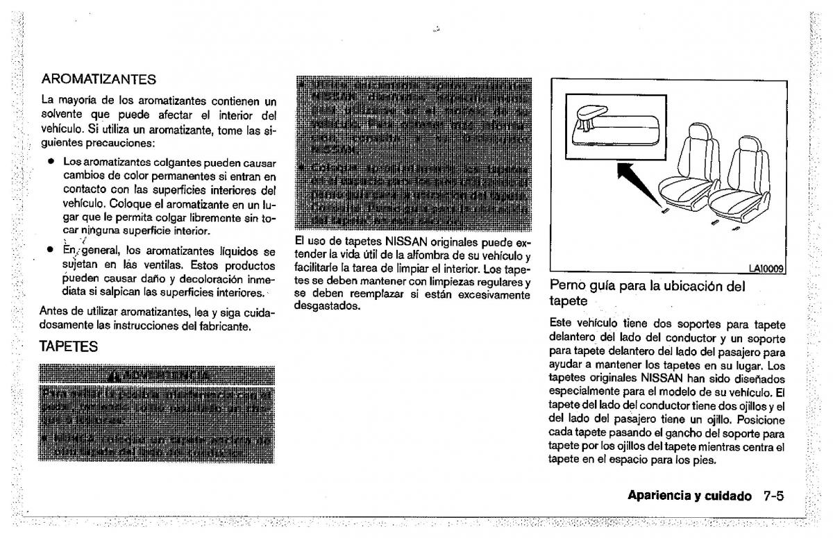 Nissan Pathfinder III 3 manual del propietario / page 429