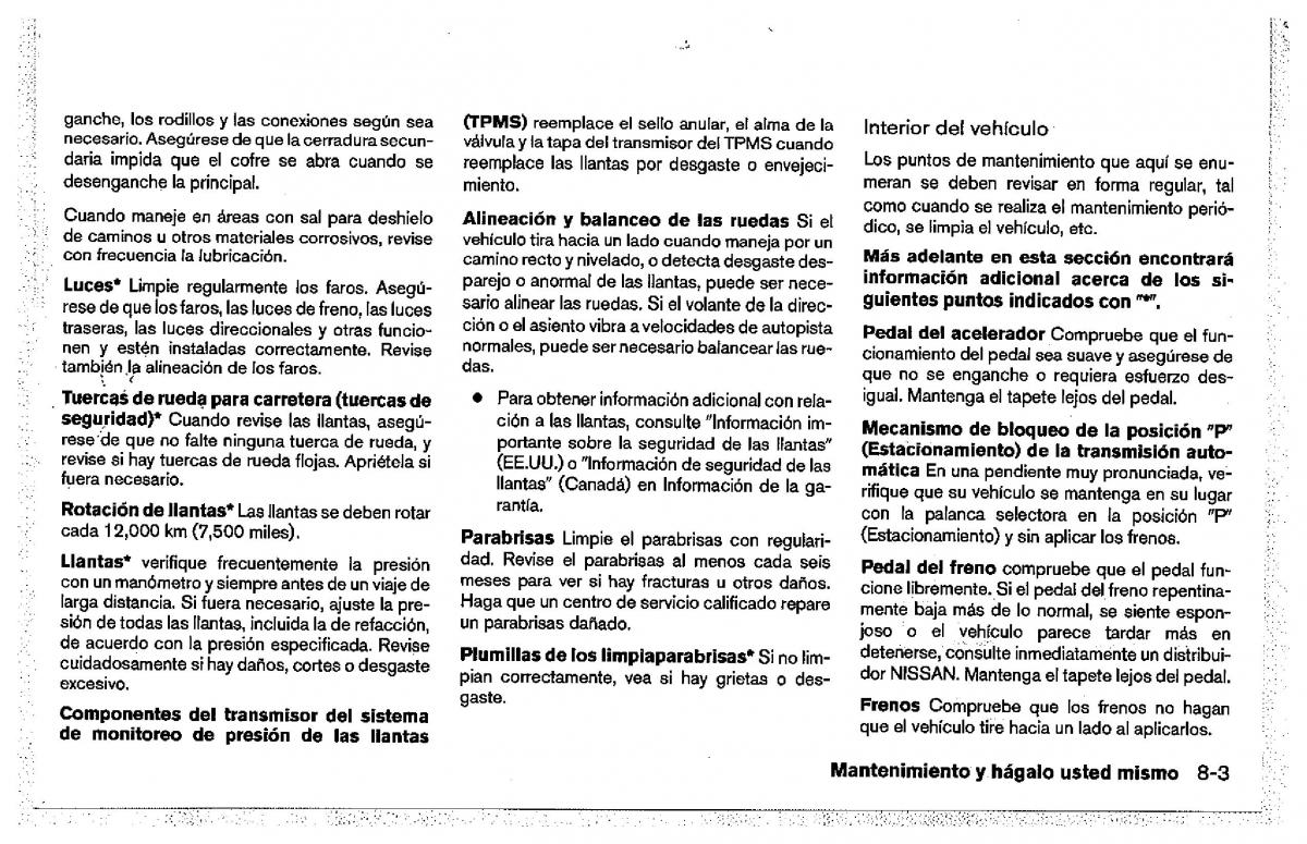 Nissan Pathfinder III 3 manual del propietario / page 435