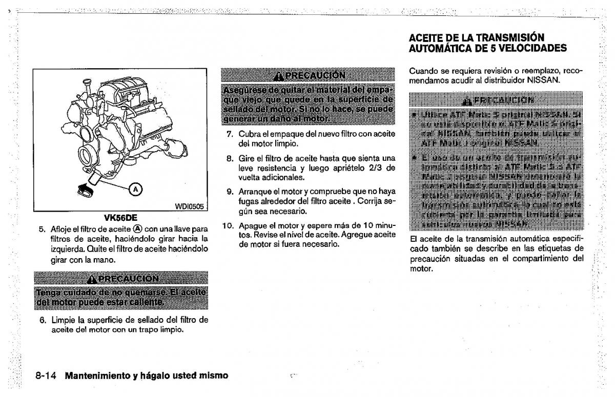 Nissan Pathfinder III 3 manual del propietario / page 446