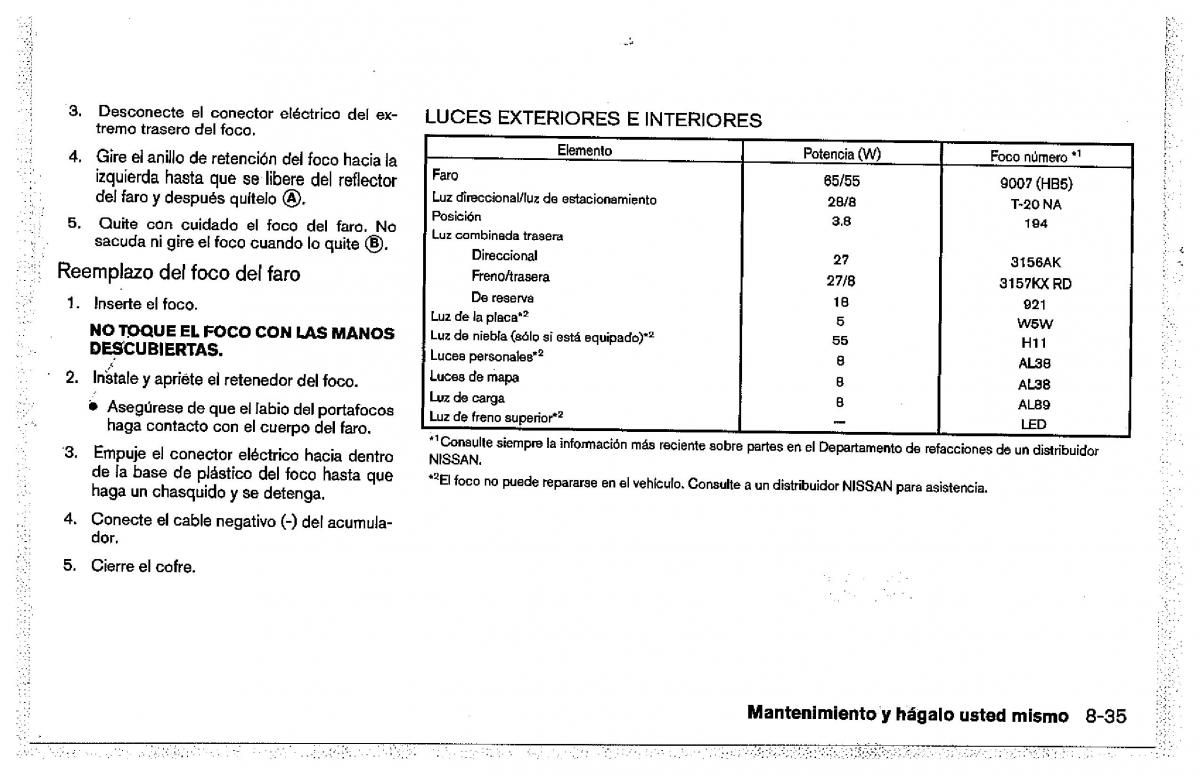 Nissan Pathfinder III 3 manual del propietario / page 467