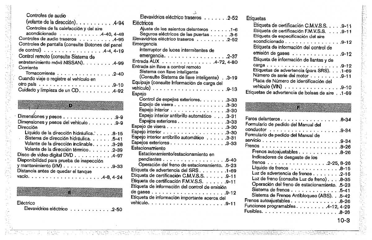 Nissan Pathfinder III 3 manual del propietario / page 521