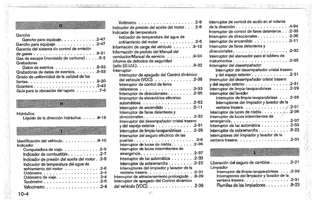 Nissan Pathfinder III 3 manual del propietario / page 522