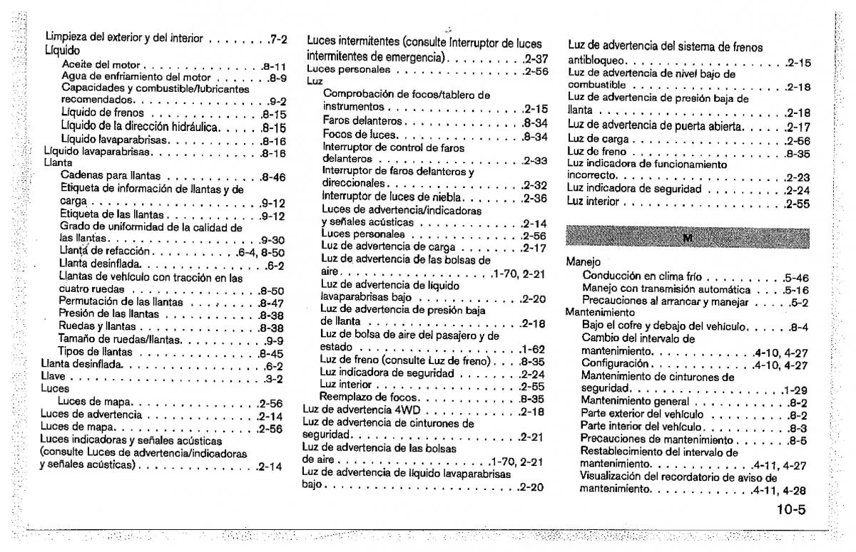 Nissan Pathfinder III 3 manual del propietario / page 523