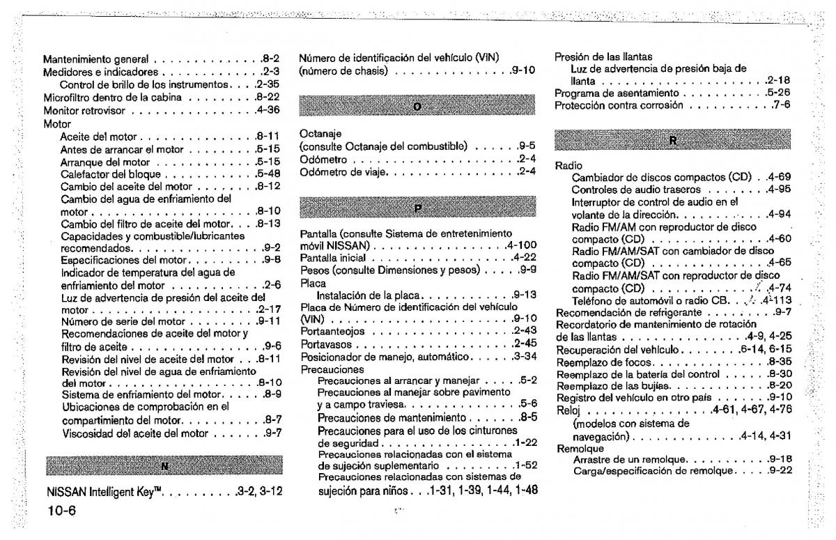 Nissan Pathfinder III 3 manual del propietario / page 524