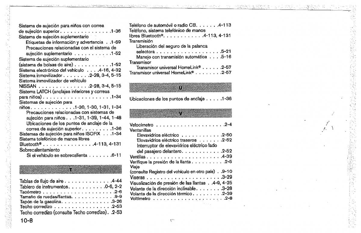 Nissan Pathfinder III 3 manual del propietario / page 526