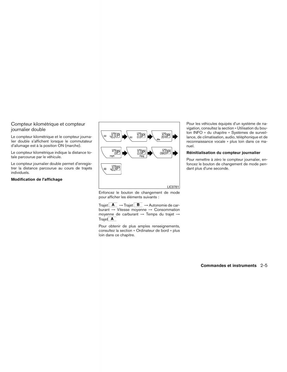 Nissan Pathfinder III 3 manuel du proprietaire / page 98