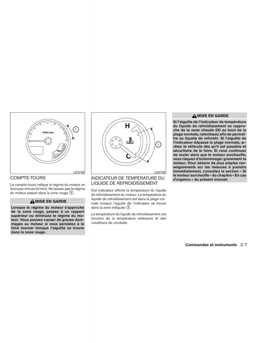 Nissan Pathfinder III 3 manuel du proprietaire / page 100