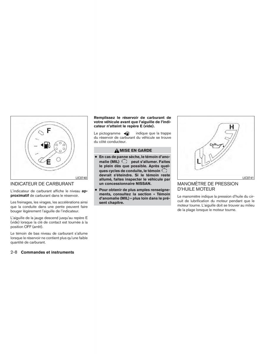 Nissan Pathfinder III 3 manuel du proprietaire / page 101