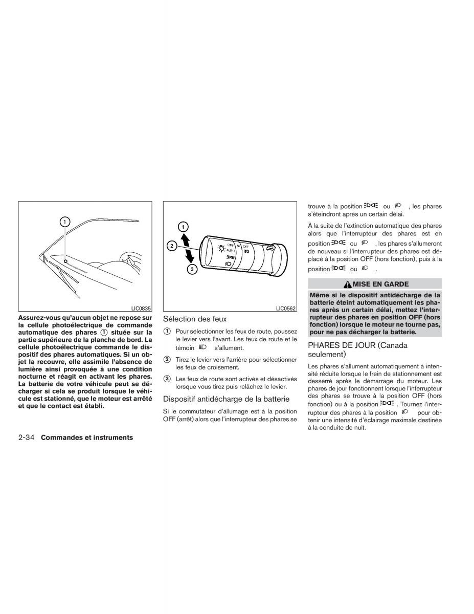 Nissan Pathfinder III 3 manuel du proprietaire / page 127