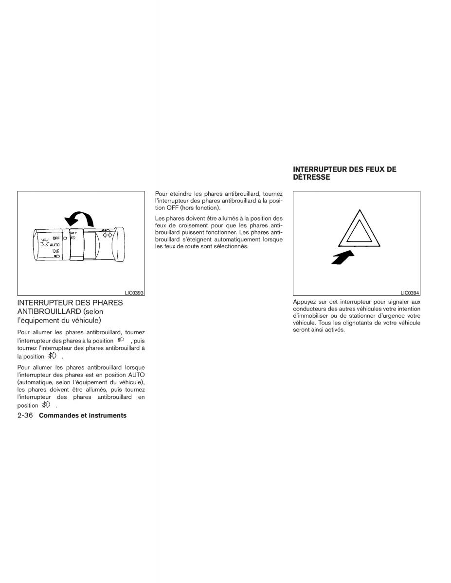 Nissan Pathfinder III 3 manuel du proprietaire / page 129