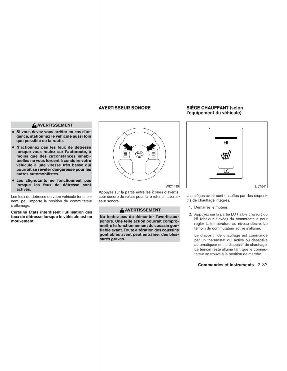 Nissan Pathfinder III 3 manuel du proprietaire / page 130