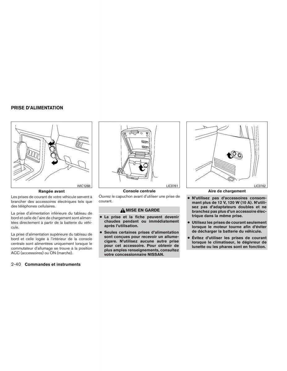 Nissan Pathfinder III 3 manuel du proprietaire / page 133