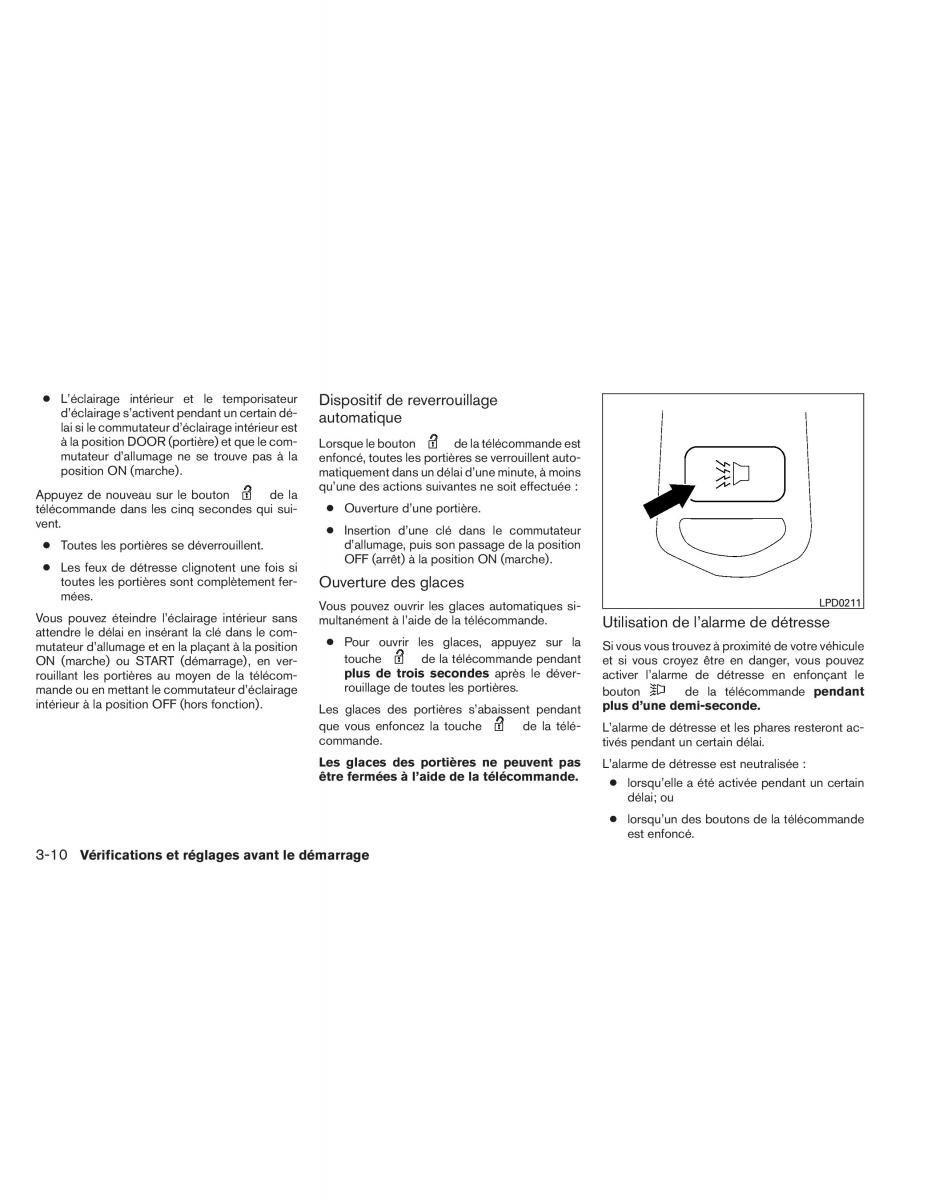 Nissan Pathfinder III 3 manuel du proprietaire / page 165