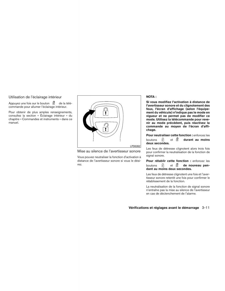 Nissan Pathfinder III 3 manuel du proprietaire / page 166