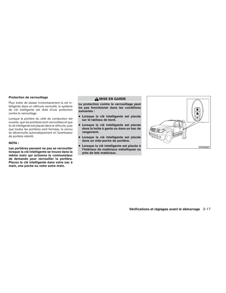 Nissan Pathfinder III 3 manuel du proprietaire / page 172