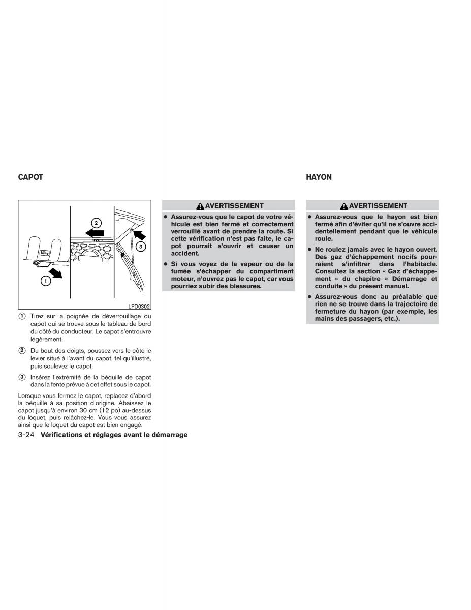 Nissan Pathfinder III 3 manuel du proprietaire / page 179