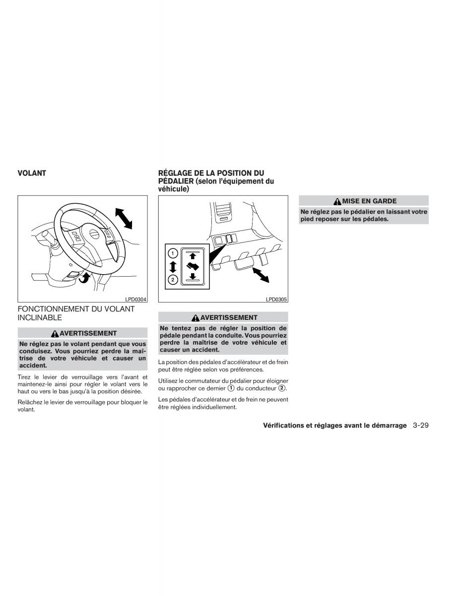 Nissan Pathfinder III 3 manuel du proprietaire / page 184