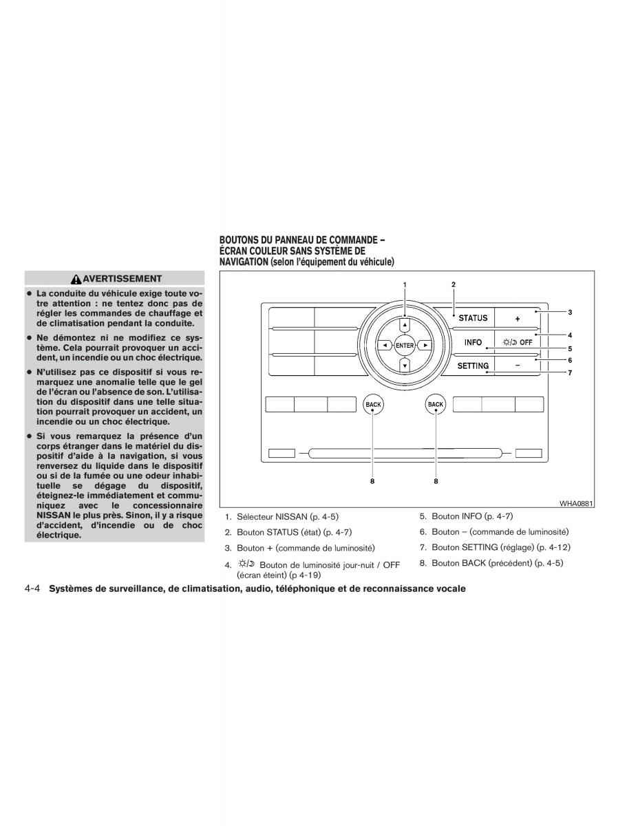 Nissan Pathfinder III 3 manuel du proprietaire / page 197