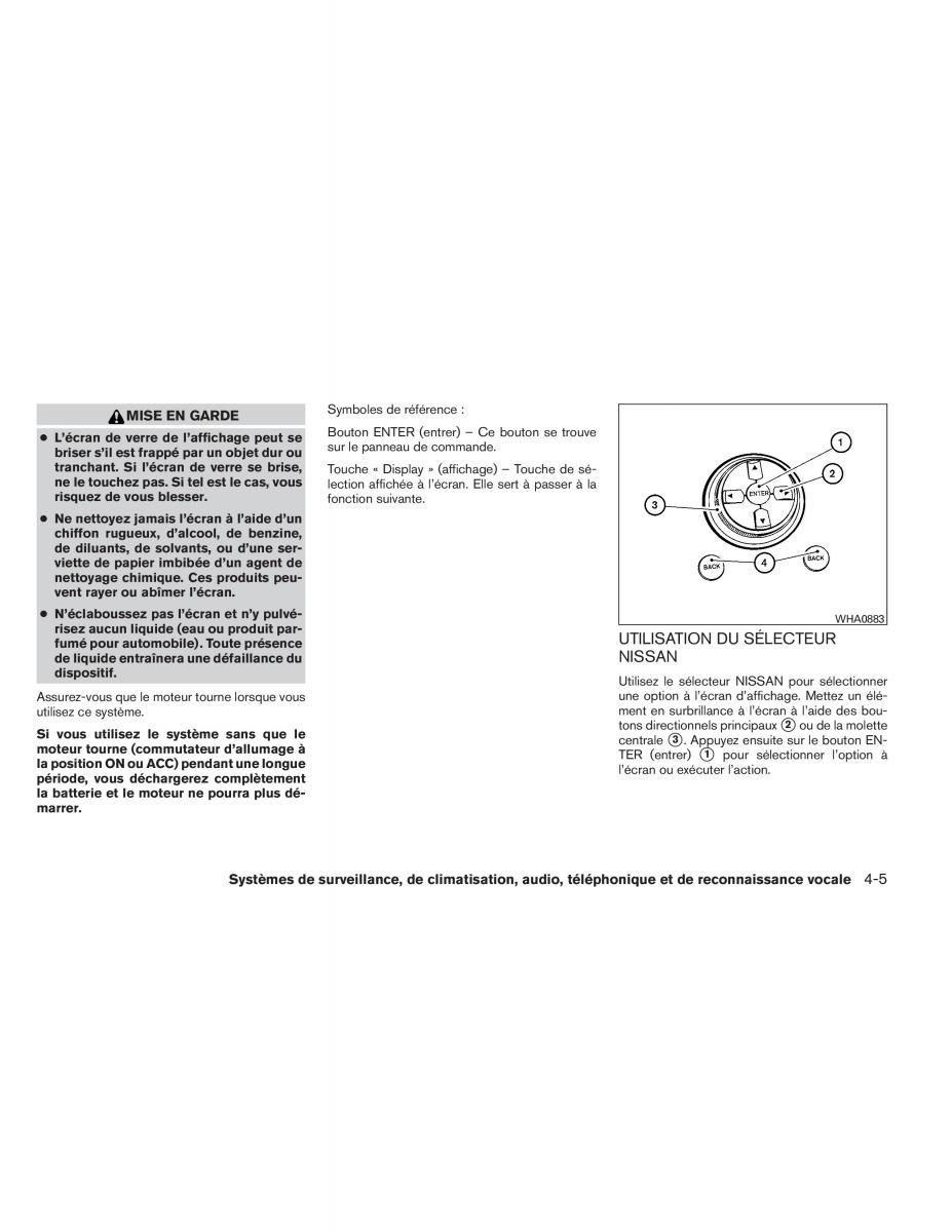 Nissan Pathfinder III 3 manuel du proprietaire / page 198