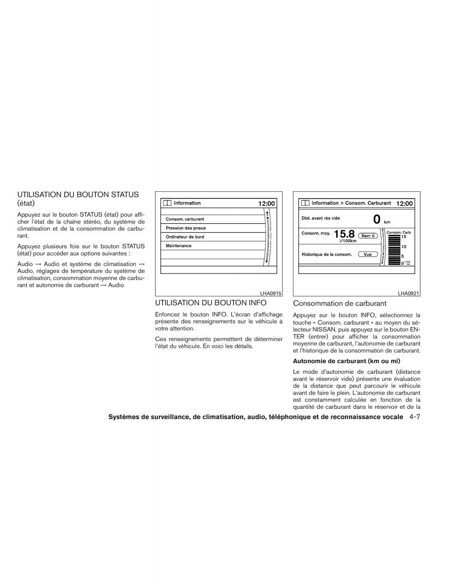 Nissan Pathfinder III 3 manuel du proprietaire / page 200