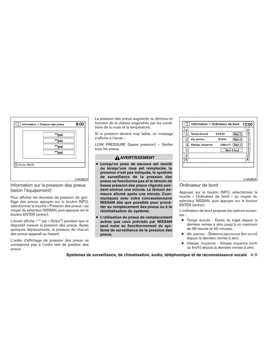 Nissan Pathfinder III 3 manuel du proprietaire / page 202