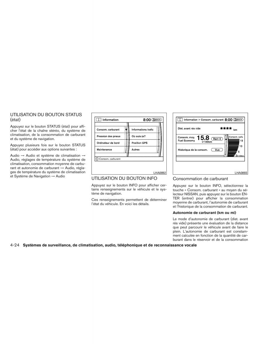 Nissan Pathfinder III 3 manuel du proprietaire / page 217