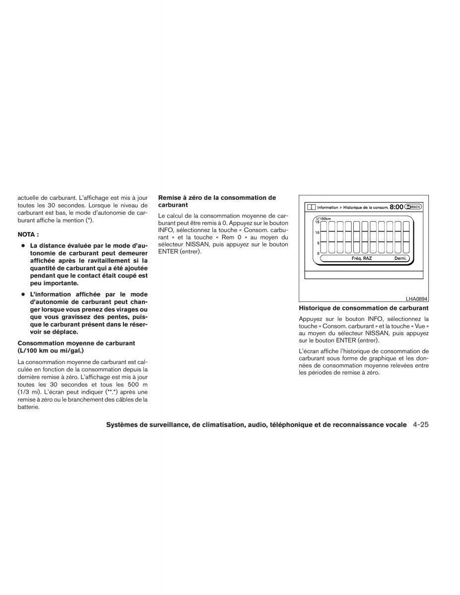 Nissan Pathfinder III 3 manuel du proprietaire / page 218