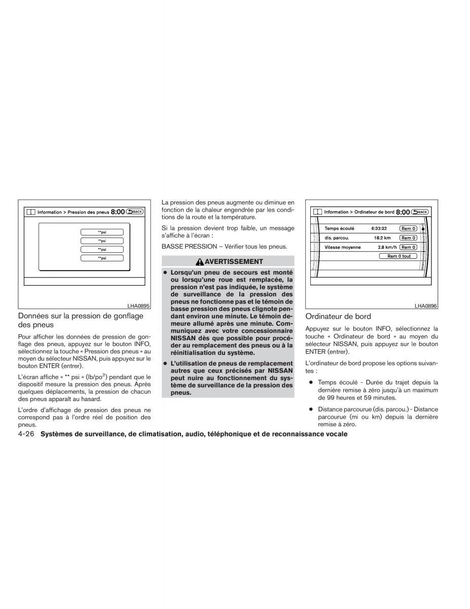 Nissan Pathfinder III 3 manuel du proprietaire / page 219