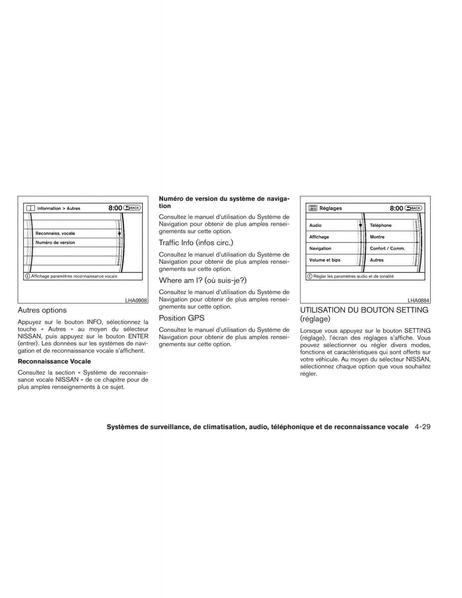 Nissan Pathfinder III 3 manuel du proprietaire / page 222