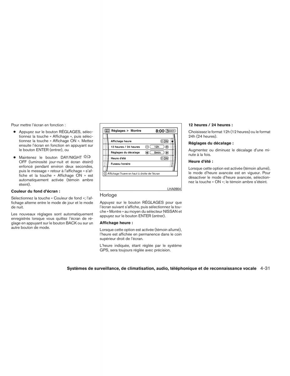 Nissan Pathfinder III 3 manuel du proprietaire / page 224