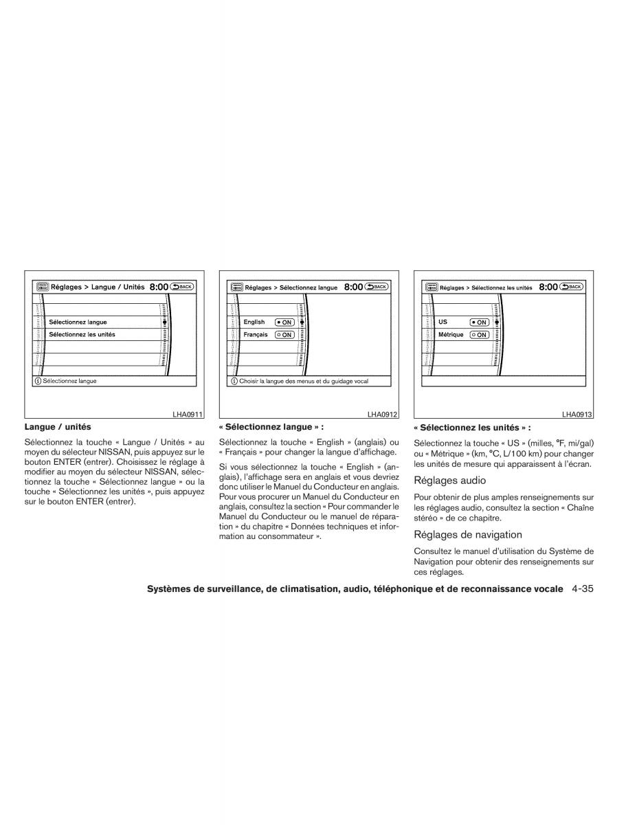 Nissan Pathfinder III 3 manuel du proprietaire / page 228