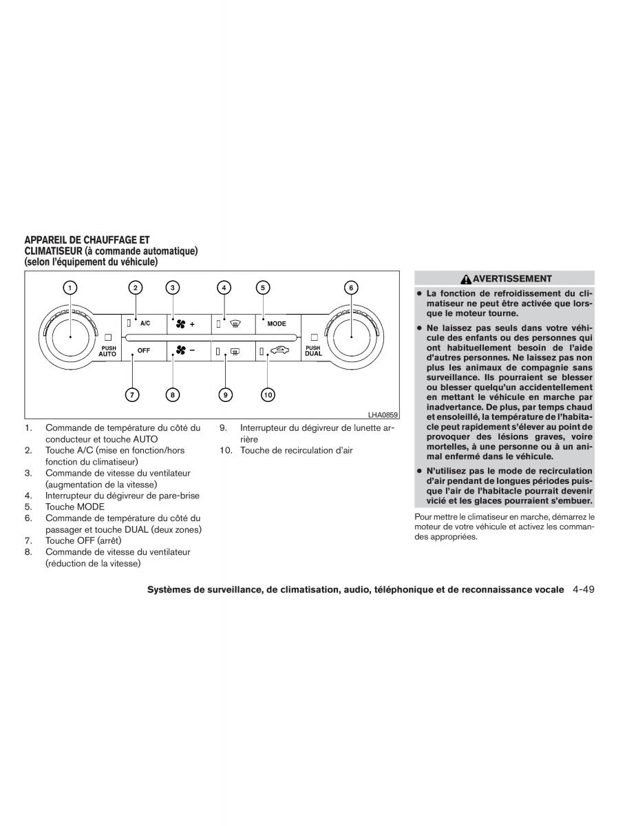 Nissan Pathfinder III 3 manuel du proprietaire / page 242