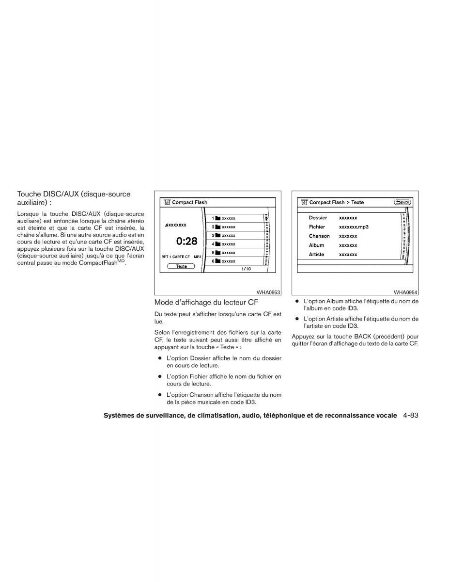 Nissan Pathfinder III 3 manuel du proprietaire / page 276