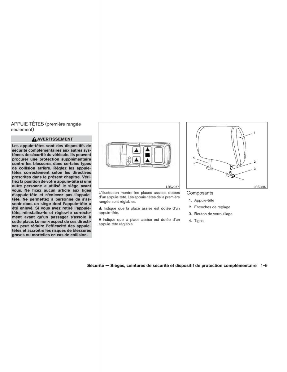 Nissan Pathfinder III 3 manuel du proprietaire / page 30