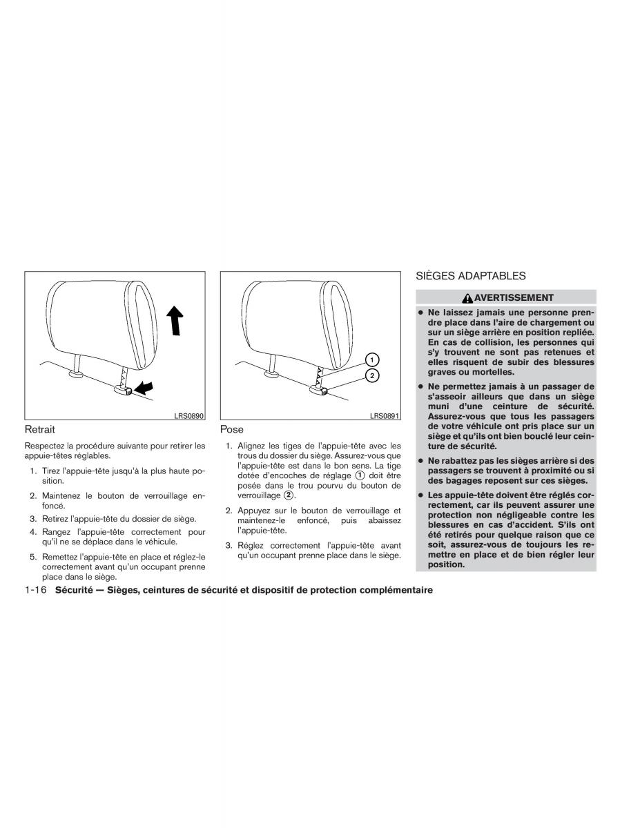 Nissan Pathfinder III 3 manuel du proprietaire / page 37