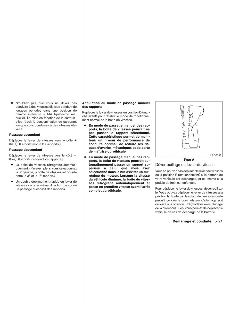 Nissan Pathfinder III 3 manuel du proprietaire / page 376