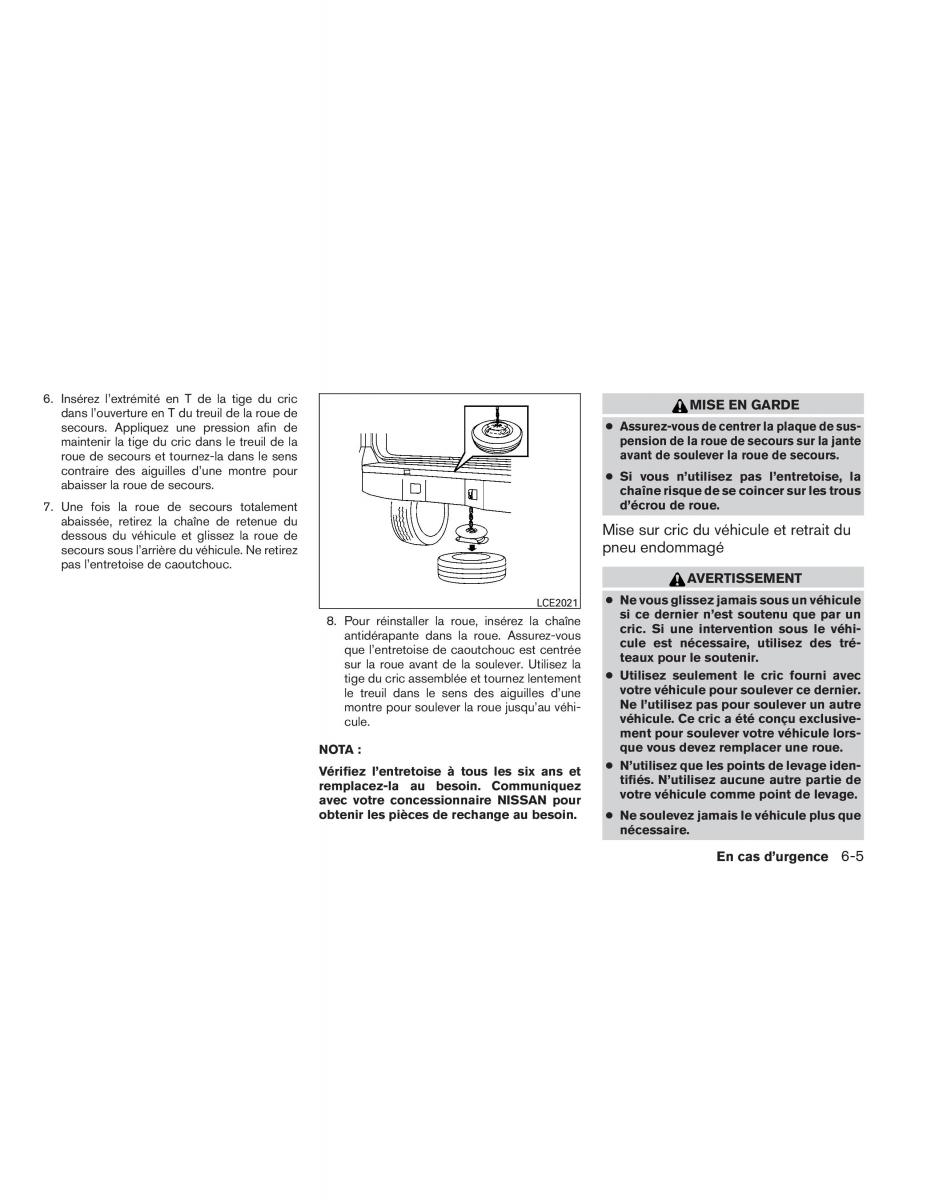 Nissan Pathfinder III 3 manuel du proprietaire / page 408