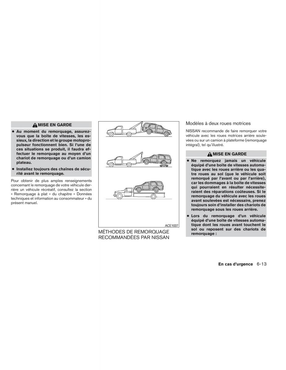 Nissan Pathfinder III 3 manuel du proprietaire / page 416