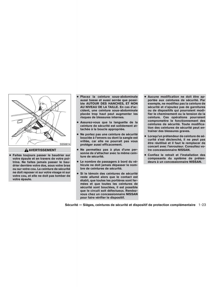 Nissan Pathfinder III 3 manuel du proprietaire / page 44