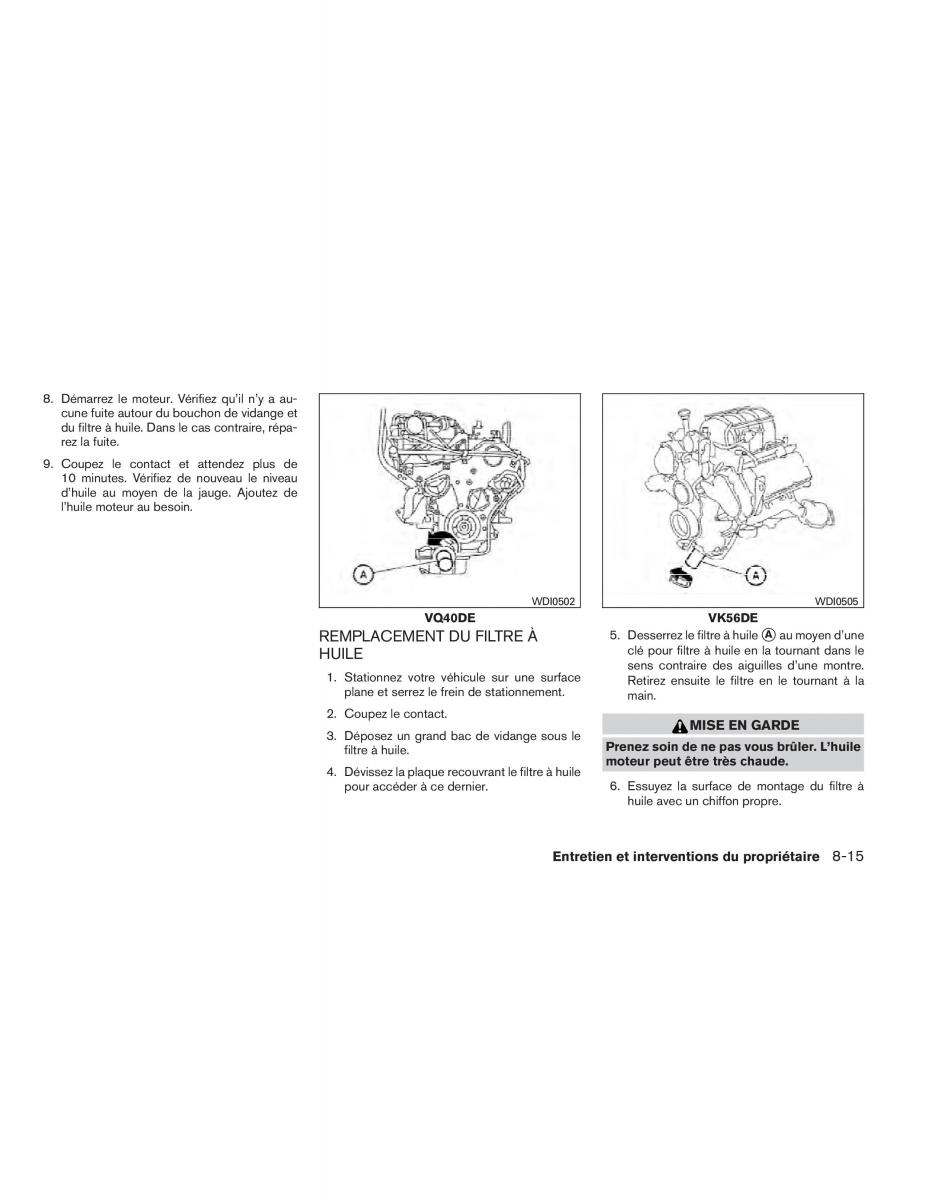 Nissan Pathfinder III 3 manuel du proprietaire / page 442