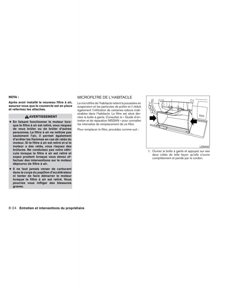 Nissan Pathfinder III 3 manuel du proprietaire / page 451