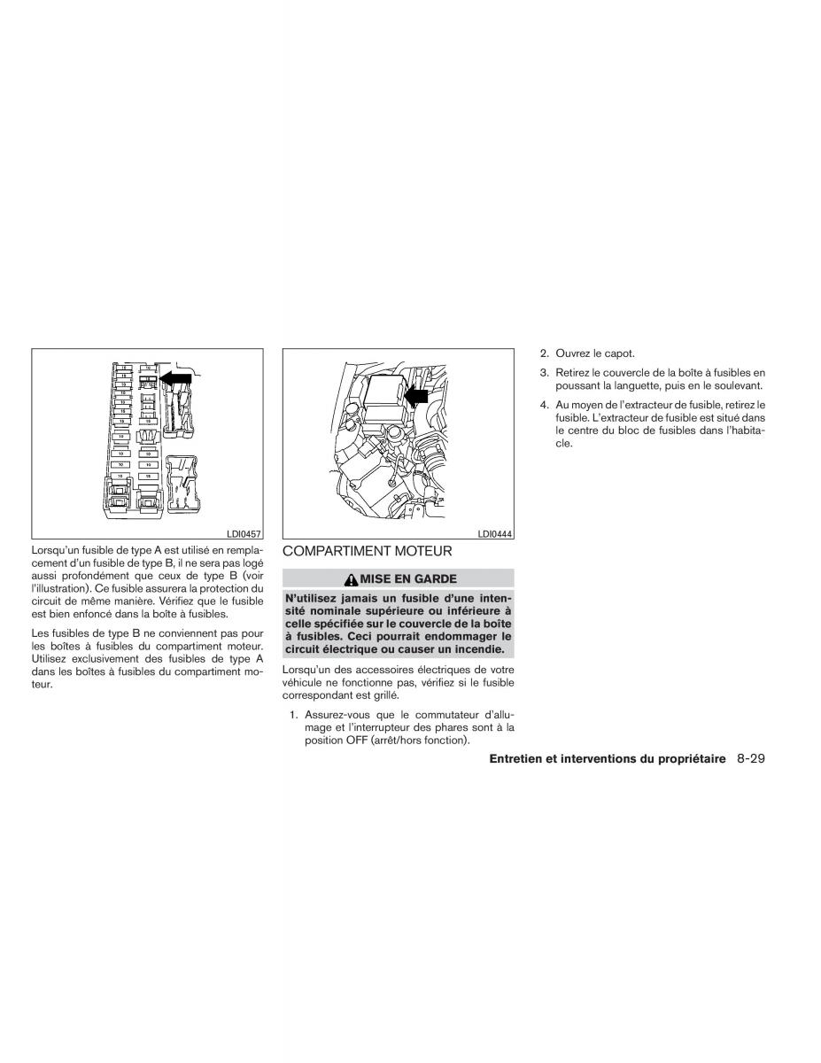 Nissan Pathfinder III 3 manuel du proprietaire / page 456