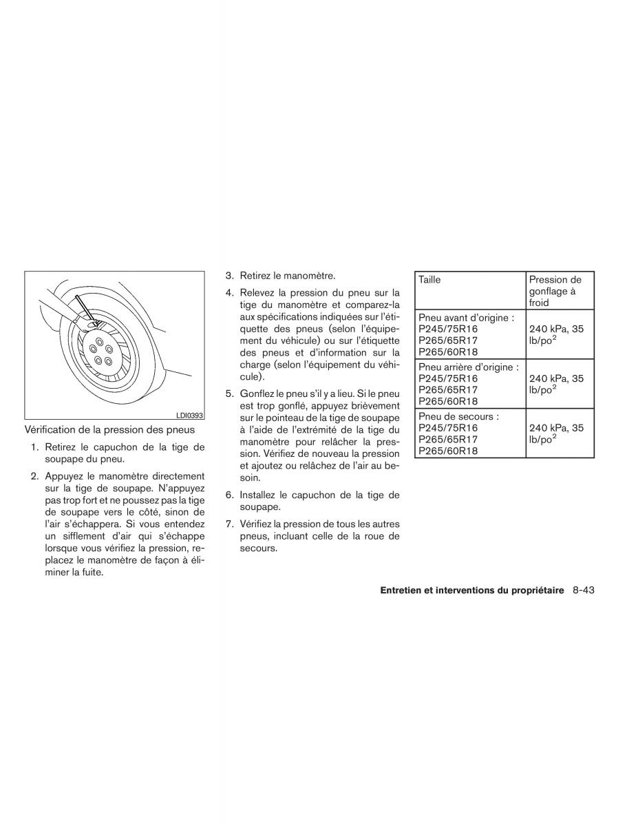 Nissan Pathfinder III 3 manuel du proprietaire / page 470