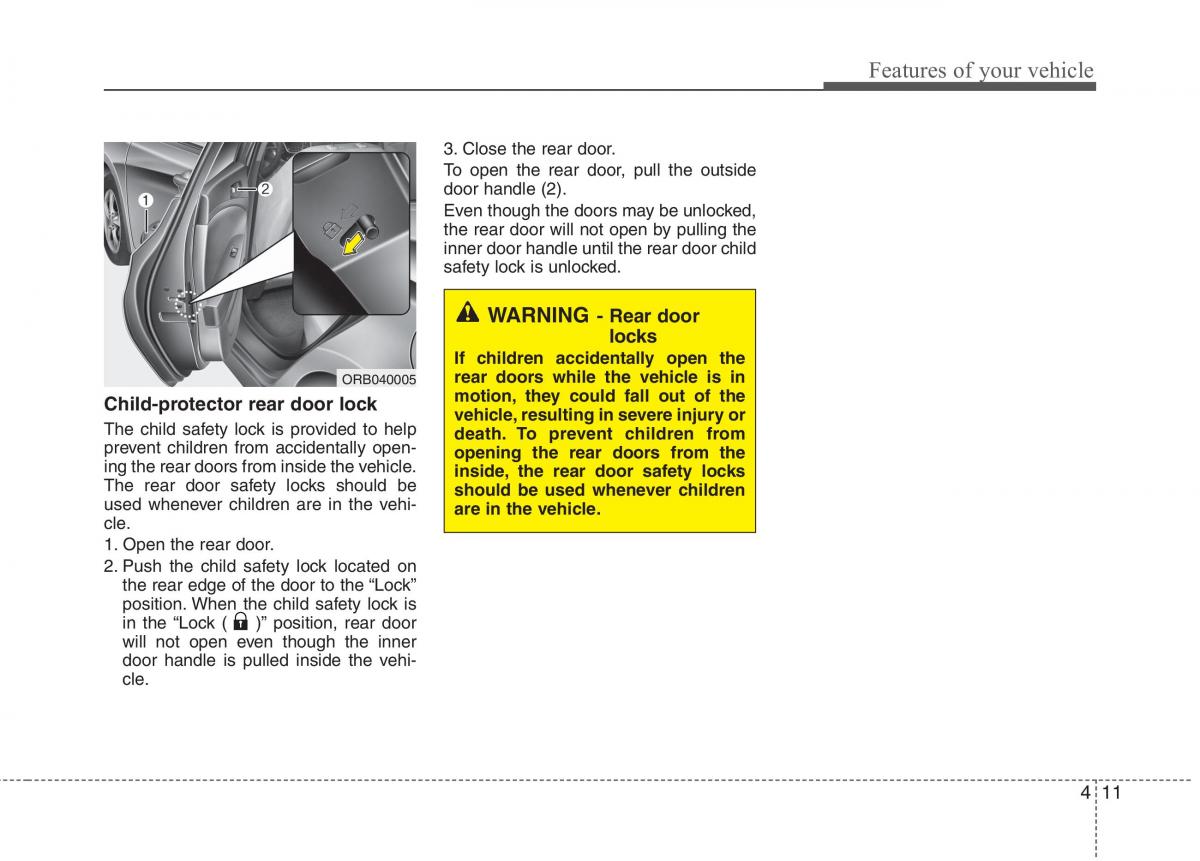 Hyundai Accent RB i25 Solaris Verna Grand Avega owners manual / page 88