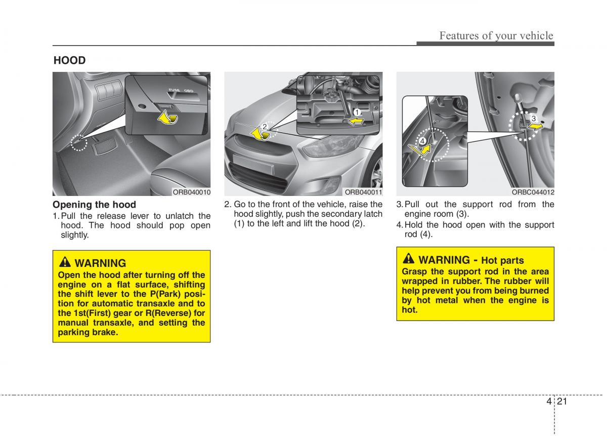 Hyundai Accent RB i25 Solaris Verna Grand Avega owners manual / page 98