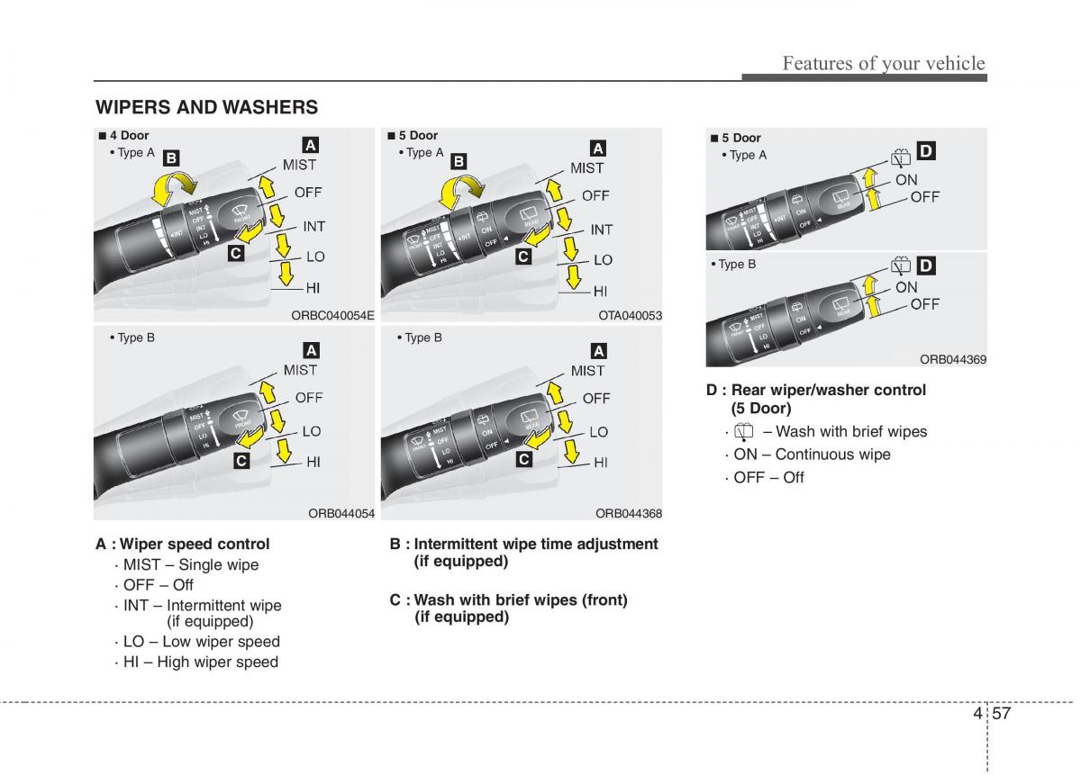 Hyundai Accent RB i25 Solaris Verna Grand Avega owners manual / page 134